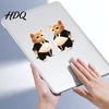 Cartoon Horse Sticker 1 Pair Elastic Belly Animal Anxiety Stress Relief Fat Tummy Shaped Bumper Dog Cat Decal Pinch Silicone Anti-collision 3D