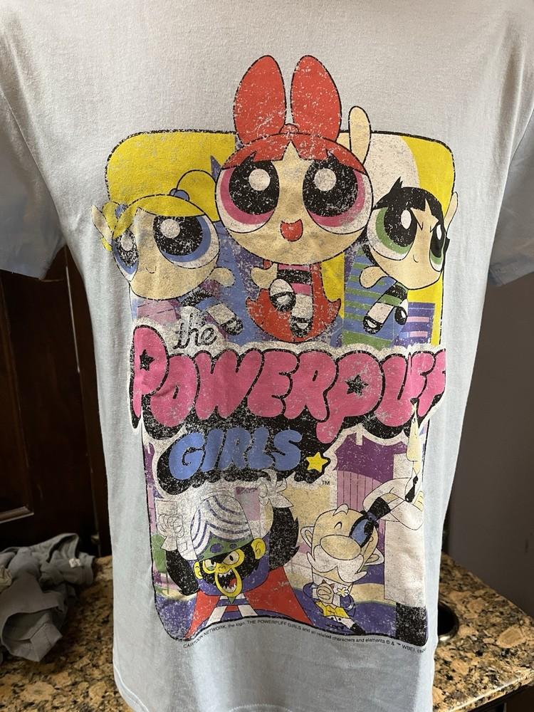 Мультсериал «Суперкрошки» Cartoon Network Светло-голубая футболка Размер L Унисекс футболка Mad Engine L