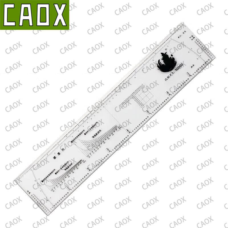 CAOX Tactical Topography & Navigation Ruler