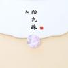 Harzscheibenknopf Knopf Cheongsam Transparent Blume Kleiner Knopf Tang-Anzug Hanfu Hemdknopf Runde Perle Retro Dekoration