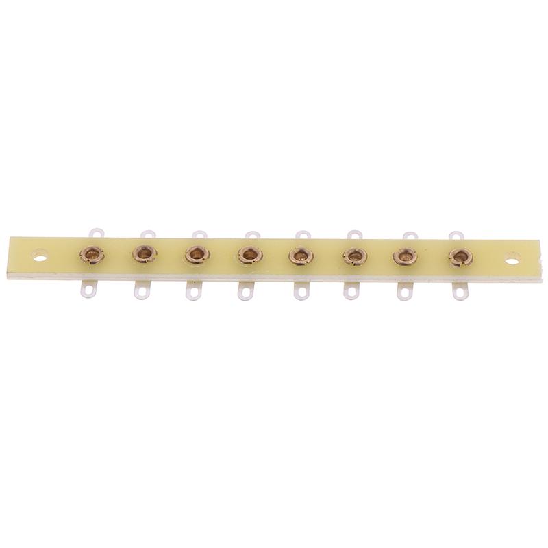 1ks 8kolíkový Fr4 Tag Strip Turret Terminal Board Generic Fr Hifi Vintage Amp Diy