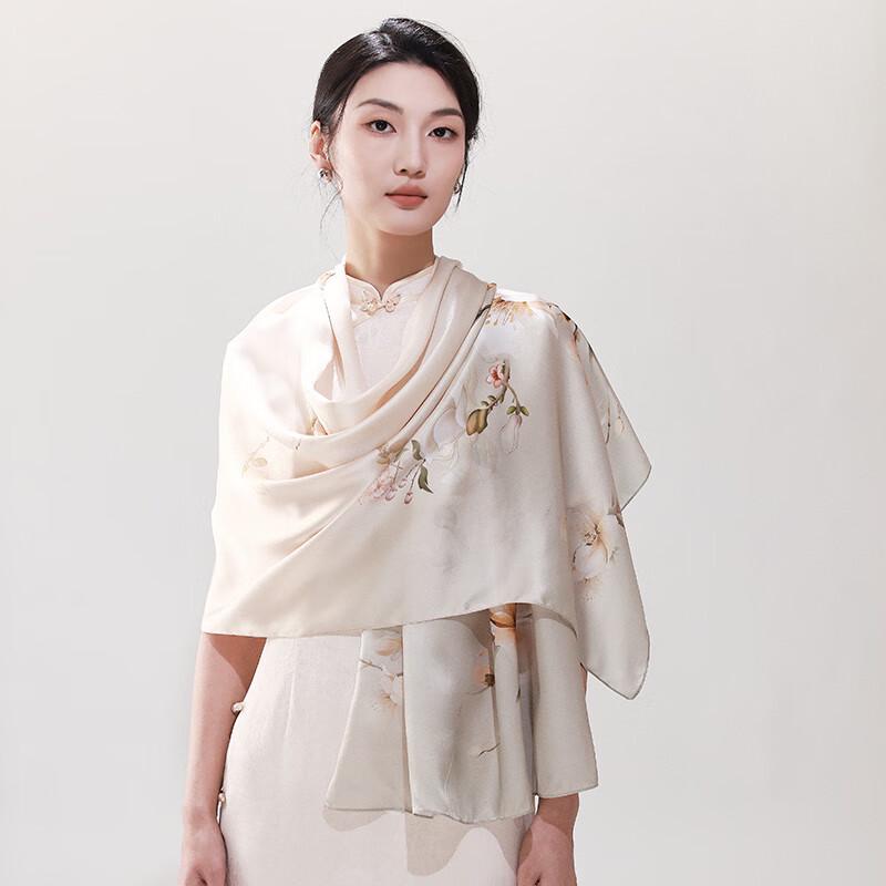 Da Vinci Code Women's Mulberry Silk Scarf & Shawl