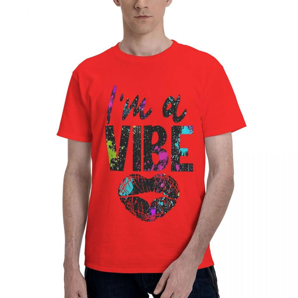Chic Lips  Letters 100 Cotton Casual Breathable Confortable Summer High End Mens Clothing Funny Gift