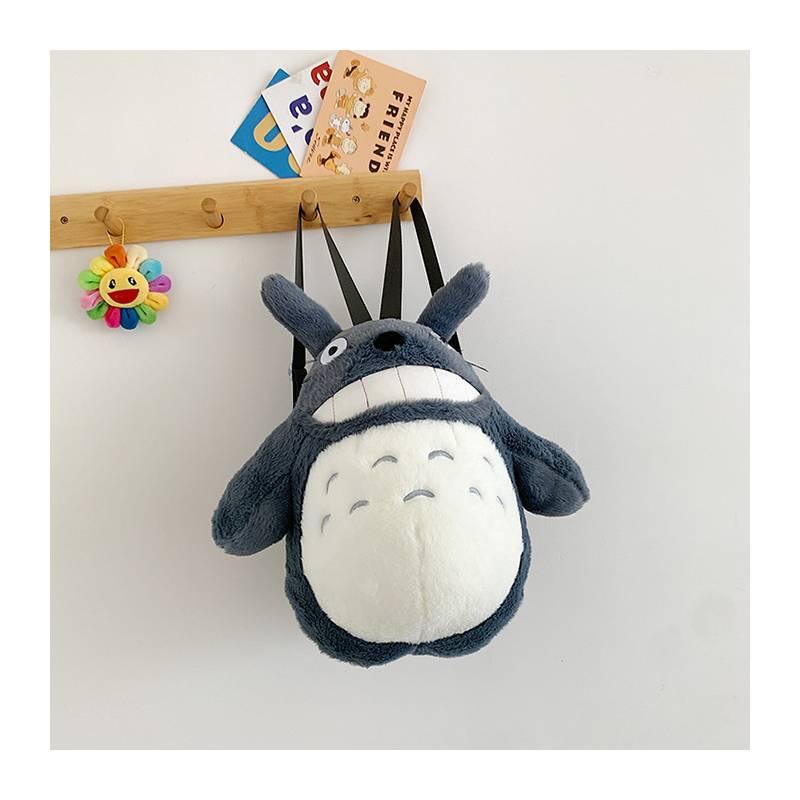 Cute Plush Cartoon Backpack For Girls, Large Size With Lovely Double-shoulder Dragon Cat Design