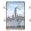 London Paris Dubai Brussels City  Sign Vintage Metal Plaque Plates Decor For Pub Bar Home Tin Gift  Decoration Poster DU-10688A