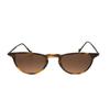 Men S Brown Round SunglaSSeS hebS219