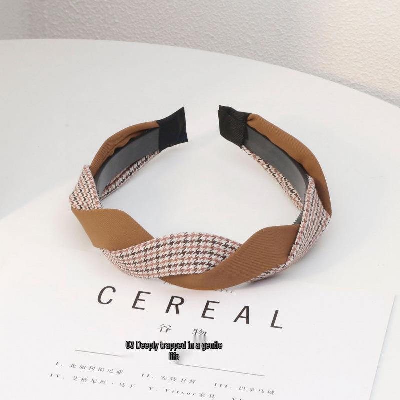 Women's Retro Korean Christmas Headband: High-End Autumn/Winter Hair Jewelry & Versatile Accessory