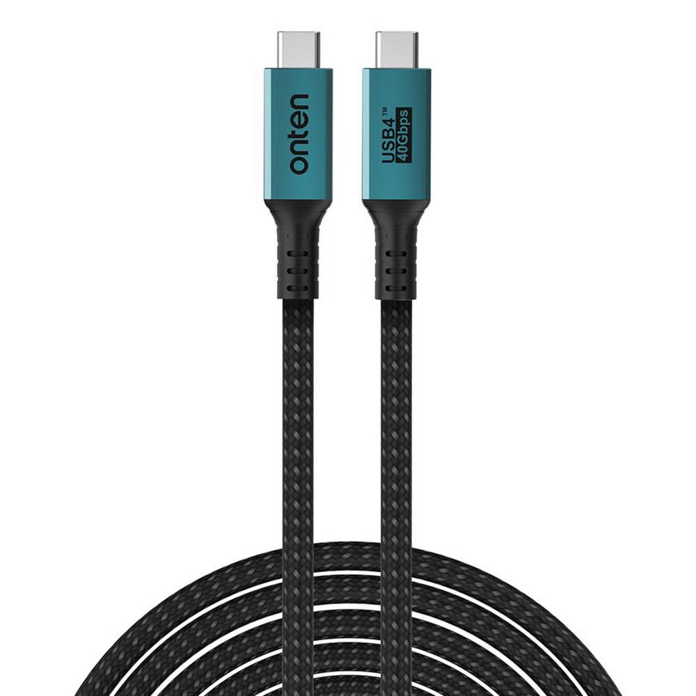 ONTEN OTN-CC203 2m USB4 Cable 40Gbps Transfer Rate 100W Charging Full Function Data Cable