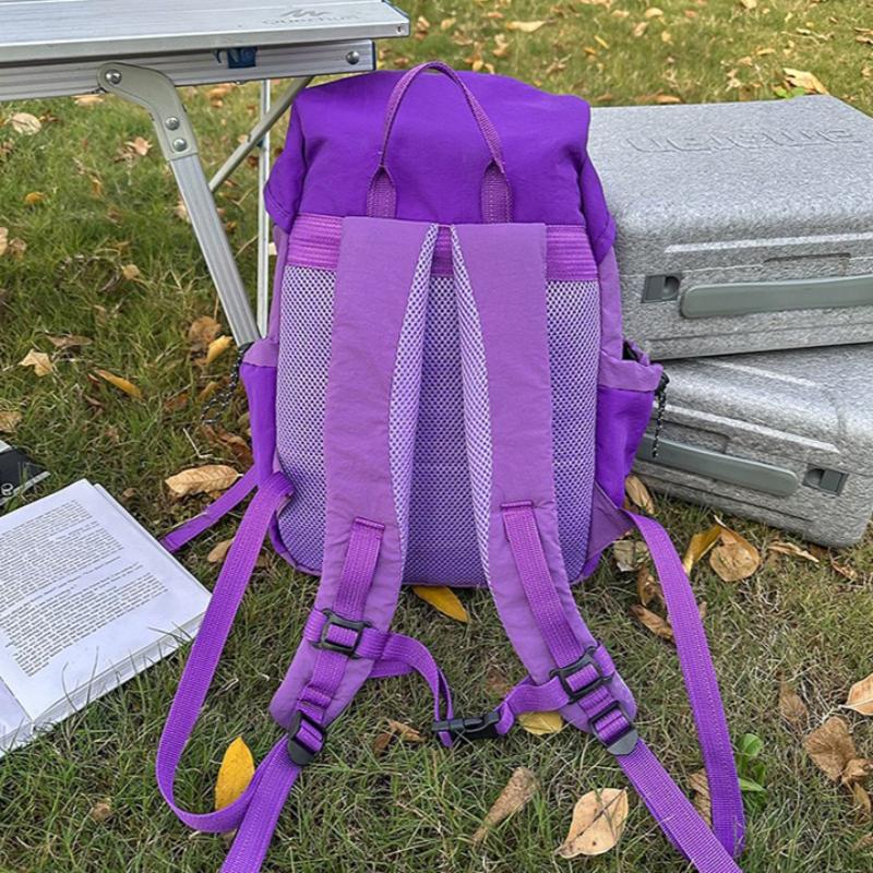 Lightweight Water Repellent Nylon Backpack Large Capacity for Hiking Commuting Travel and Weekend Trips