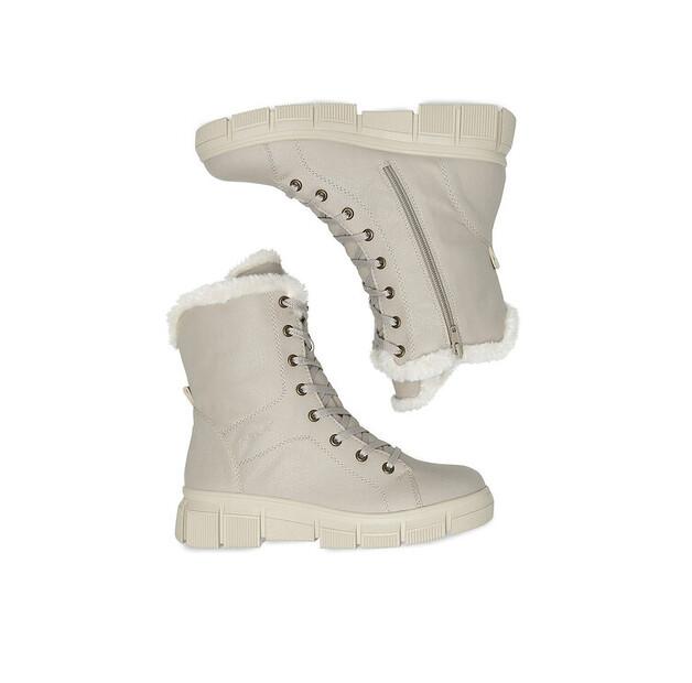 Rieker X3402-60 Beige Ankle Boots