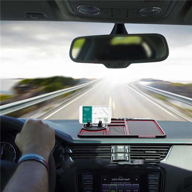 Practical Tool Car Accessories Car Dashboard Portable Bracket Mobile Phone Bracket Car Non-slip Mat Useful