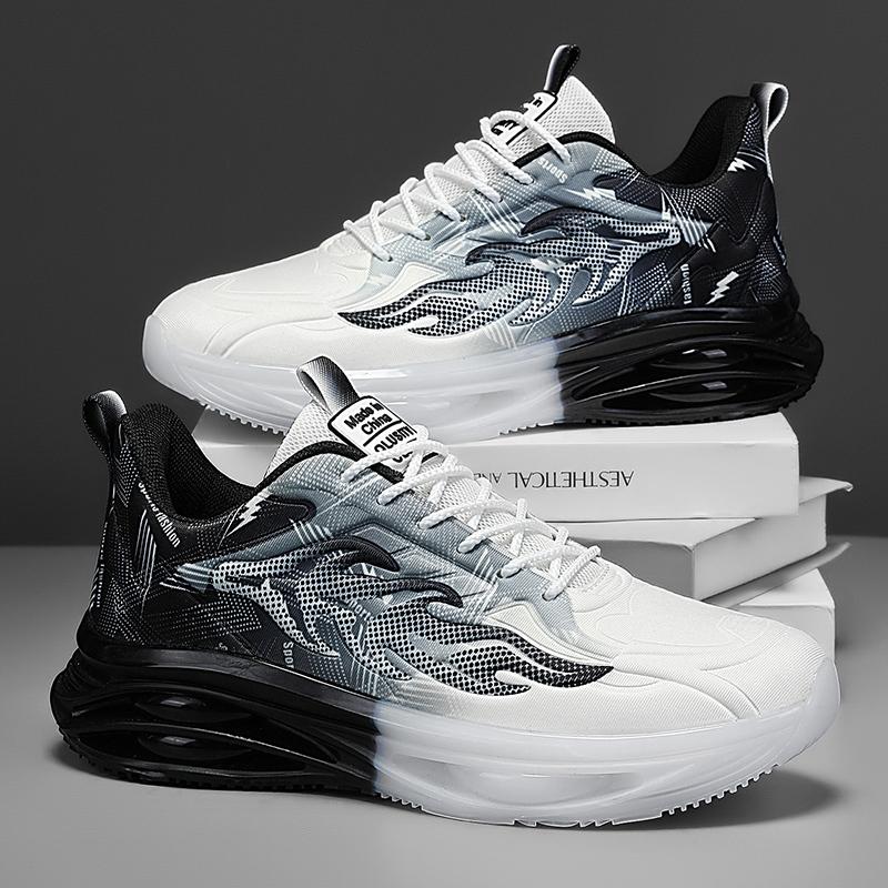 High Quality Men's Casual Sneakers Outdoor Breathable Running Shoes Cushioning Non-slip Sport Shoes Athletic Training Footwear