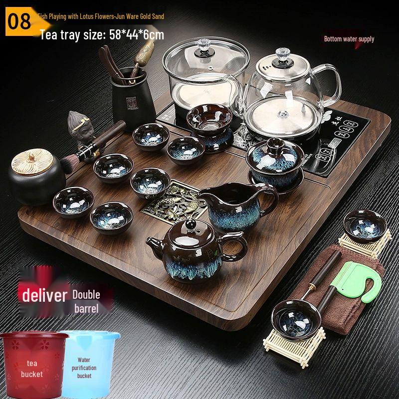 Jiakangming Automatic Zisha Kung Fu Tea Set
