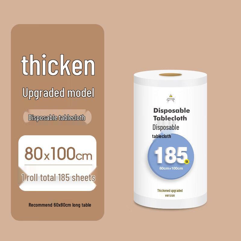 ZISIZ Thickened Disposable Waterproof Tablecloth