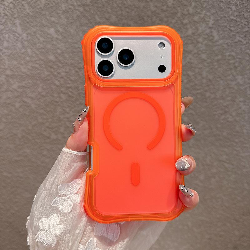 

New Skin Feeling Case for IP17PROMAX Magnetic Waist Beauty Three-in-One N52 Strong Tape Lanyard Anti-Fall Multi-Color For iPhone 17 Pro Max