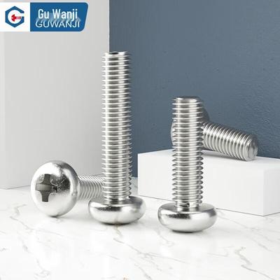 GUWANJI 304 Edelstahl Kreuzschlitz Senkkopf Maschinenschrauben