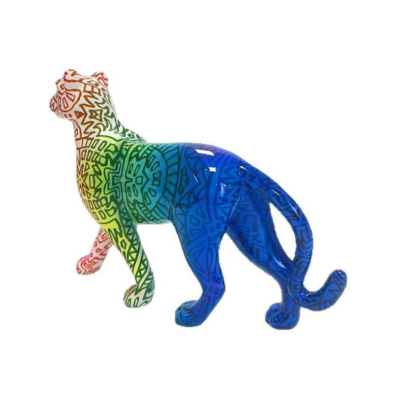 New Walking Leopard Ornaments Bedroom Office TV Cabinet Home Statue Craft Living Room Decoration