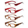 TUREZING Reading Glasses Women Men Wide Leg Rectangular Frame HD Lens Computer Magnifying Glasses Work Prescription Eyeglasses