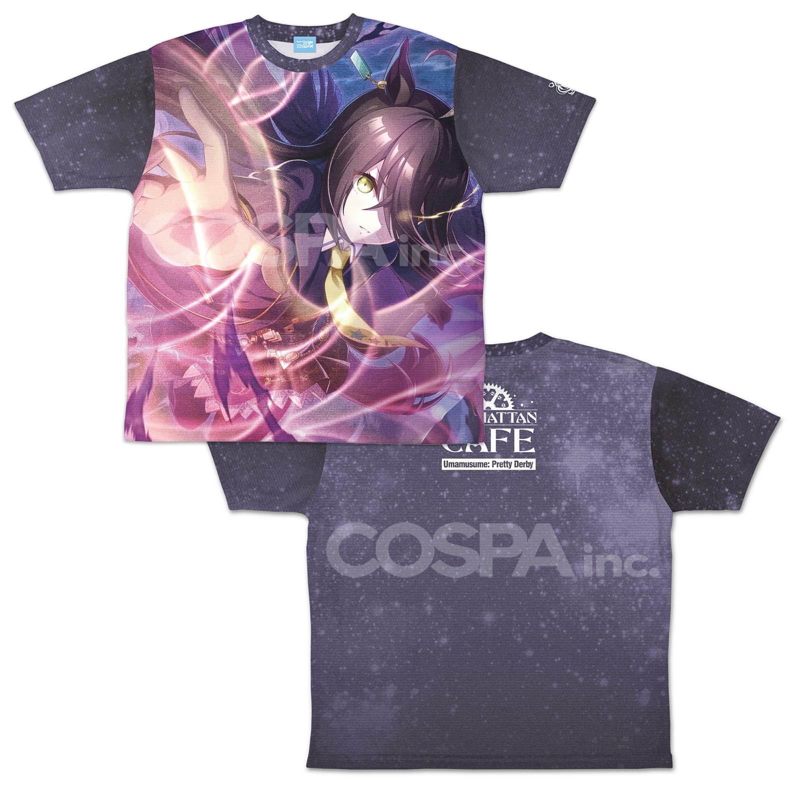 

2D Cospa Uma Musume Pretty Derby Manhattan Cafe Full Graphic XL Size [Official] Double-sided T-shirt