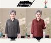 Summer Top for Middle-Aged & Elderly Women: Grandma Style Nine-Sleeve Shirt