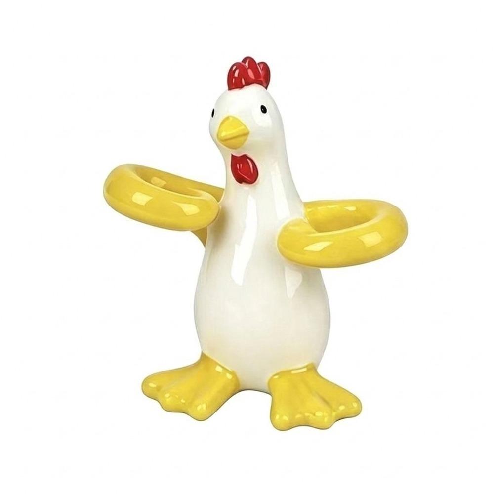 2 Slot Toothpaste Toothbrush Rack Chicken Shaped Toothbrush Storage Stand Home Bathroom Decor