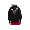Jordan Flight Logo Print Woven Pullover Hoodie Men Tops Black CZ1206-010