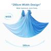 PRIOR FITNESS 5M Aerial Yoga Hammock Set with 40D Nylon Tricot Aerial Silk Yoga Inversion Fitness Accessories, Swing, Anti-Gravity Yoga, Exercise,