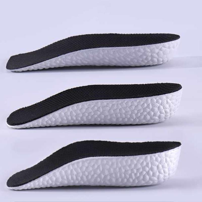 Plantillas Suaves para Aumentar la Altura Zapatillas Elevadores de Talón Espuma Viscoelástica Ligeras Almohadillas para Zapatos para Hombres Mujeres Soporte de Arco Plantillas Ortopédicas