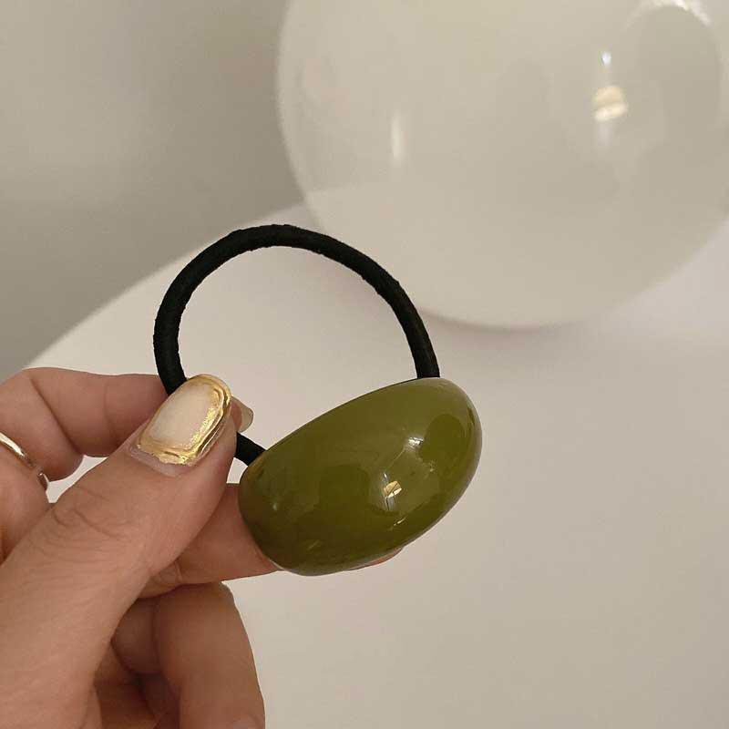 Nowa Akrylowa Duża Podwójnie Zakrzywiona Opaska do Włosów z Teksturą Imitacji Marmuru, Geometryczne Gumki do Włosów, Akcesoria do Włosów dla Kobiet