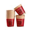 50pcs Calligraphy Blessings Disposable Drinking Cup Chinese Style Party Paper Cup  Spring Festival