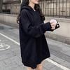 Women's Trendy Solid Color Drop Shoulder Hoodie - Casual, Warm, and Versatile Autumn/Winter Pullover Top