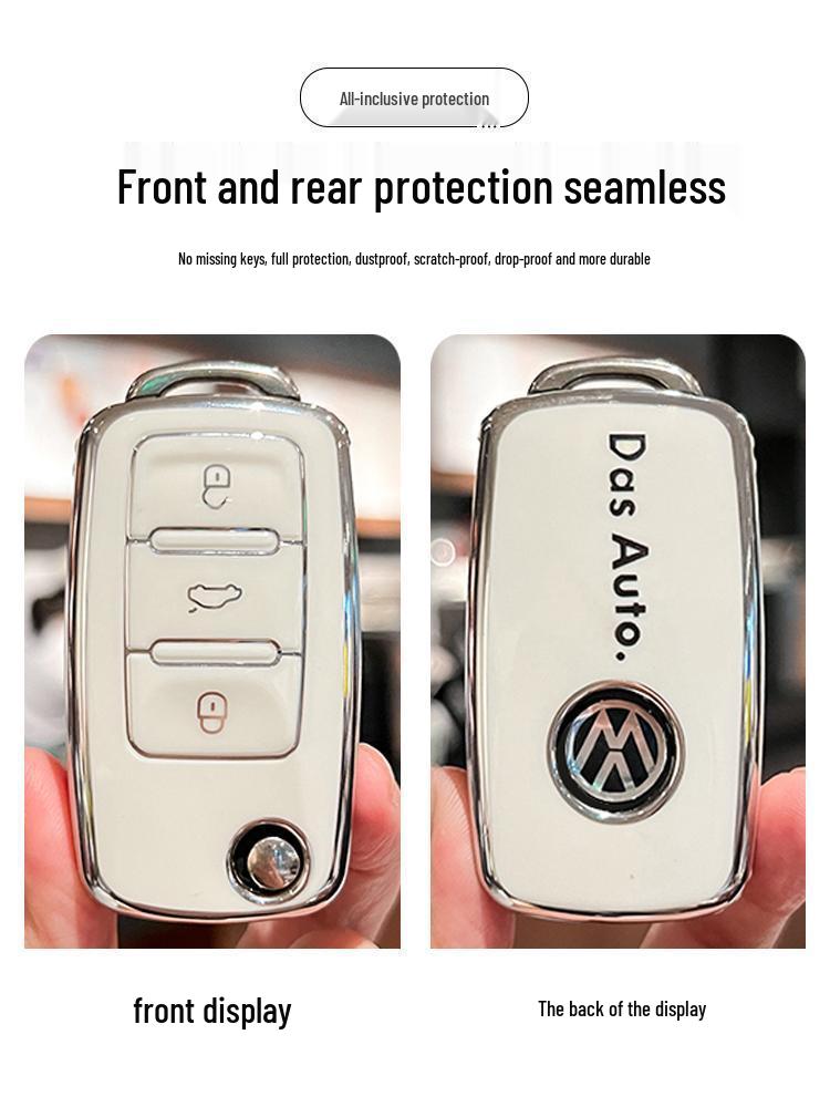 2023 Volkswagen Key Case for Polo, Bora, Tayron, Sagitar, Passat – Full Coverage Unisex Design