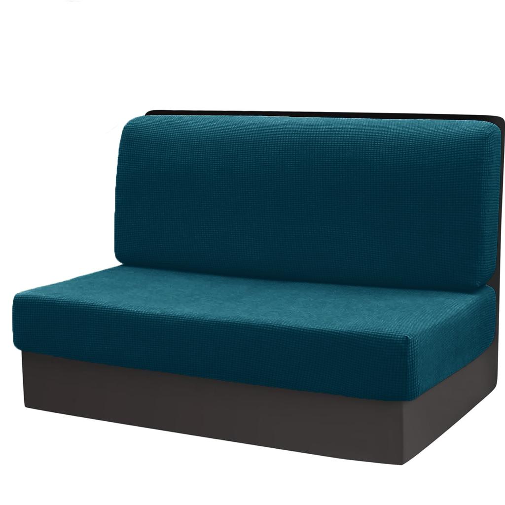 Housse de coussin pour dinette de camping-car, housse de siège de cabine de camping-car, housse de canapé pour banc de voiture de camping-car, 1 housse de dossier et 1 housse de banc