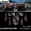 TPU Car Gear Dashboard Gps Navigation Screen Film Protective Sticker For HAVAL H6 GT  Anti-scratch