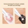 Yunir Pet Paws Trimmer, Low Noise Rechargeable Electric Trimmer with LED Light, Lubricating Oil, Brush, Safe Cat Dog Clippers for Paws Eyes Ears Face