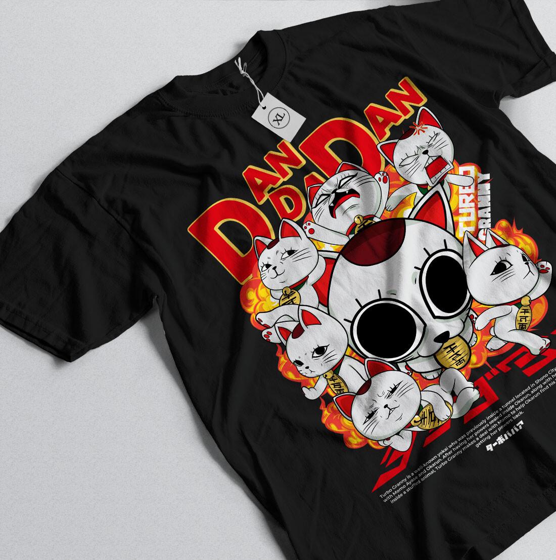 Dandadan T-shirt Turboabuela Japanaise Anime Manga Gift Exclusive Shirt All Size M