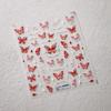 Gradient White Pink Butterfly Flower Shiny Stars Chic Spring Petal 5D Soft Adhesive Nail Art Stickers Decorations Manicure Decal