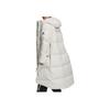 adidas Women Big Baffle Hooded Down Coat Zipper Design Warm Thickened Outdoor Casual Outerwear White GQ2509