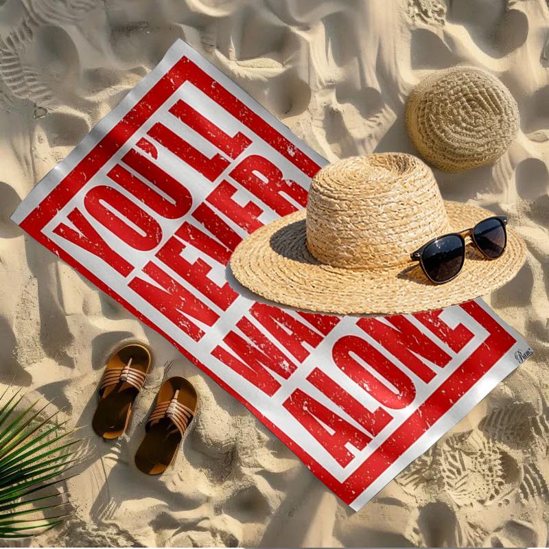 Football club.C Print Beach Towel Design, Soft, Lightweight. for Home Bathroom, Spa, Pool, Yoga, Surfing, Camping, Gift for Family, Friend
