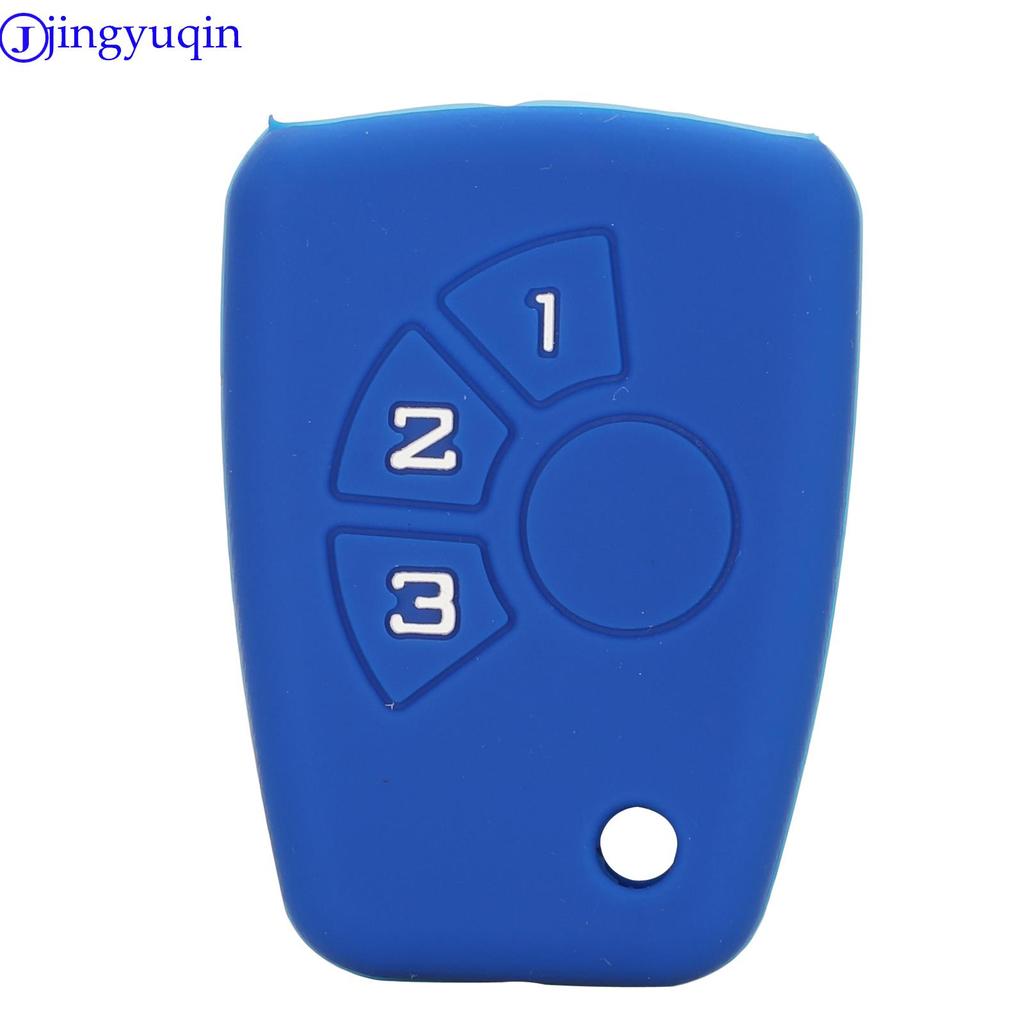 Jingyuqin Styling Remote Car Key Fob Silicone Case Cover Protector For Chevrolet Cruze Spark Onix Silverado Volt Aveo Sonic 4BTN