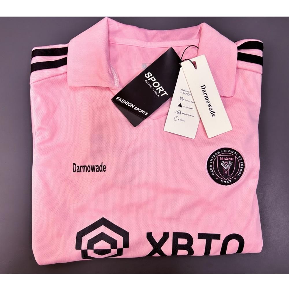 Kinderen Miami Messi Voetbalshirt Set Sneldrogend Ademend Voetbal Trainingsset Kinderen Sportkleding