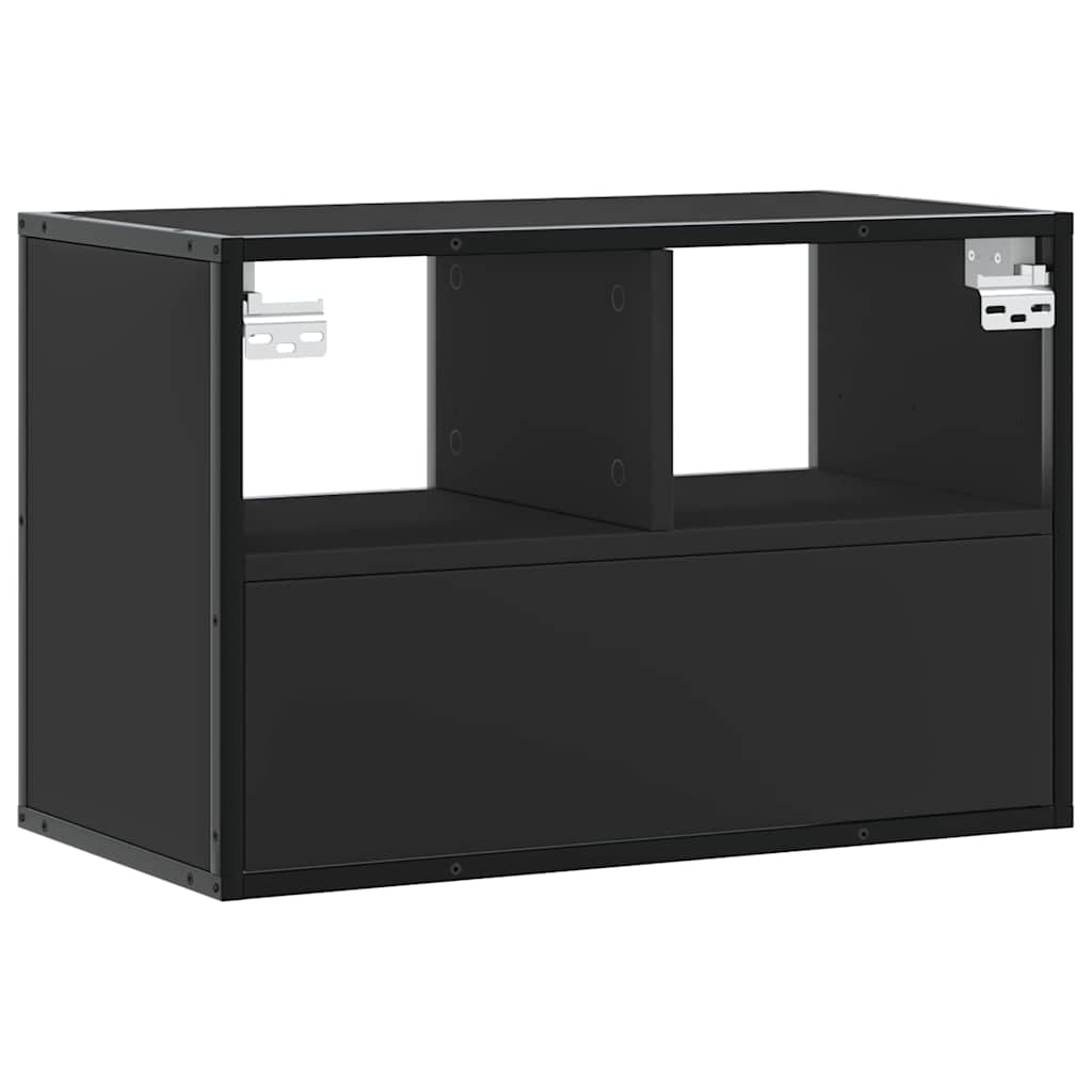Vidaxl Szafka Pod Telewizor, Czarna, 60X31X39,5 Cm