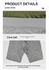Men’s Sweat-Wicking Breathable Pure Cotton Boxer Briefs - Slim Fit Square Leg, Extended Length Underwear