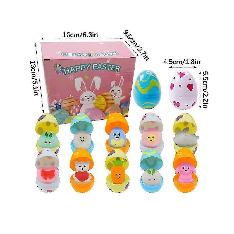 Easter Egg Diy Plastic Open Egg Surprise Egg Tumbler Blind Box Toy