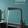 304 Stainless Steel Pull-out Faucet Wire Drawing Process Hot and Cold Water Tank Vegetable Washing Basin Telescopic Faucet