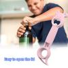 Stainless Steel Bottle Opener 4 In 1 Solid Color Lid Remover Indoor Bar Restaurant Beverage Opening Tool Accessories
