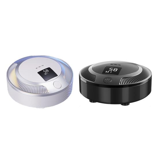 Rauchentferner Auto Luftreiniger mit Digitalanzeige, Negativ-Ionen Ozon Generator für Geruch Auto Beseitiger Beseitigung & , 2000mAh