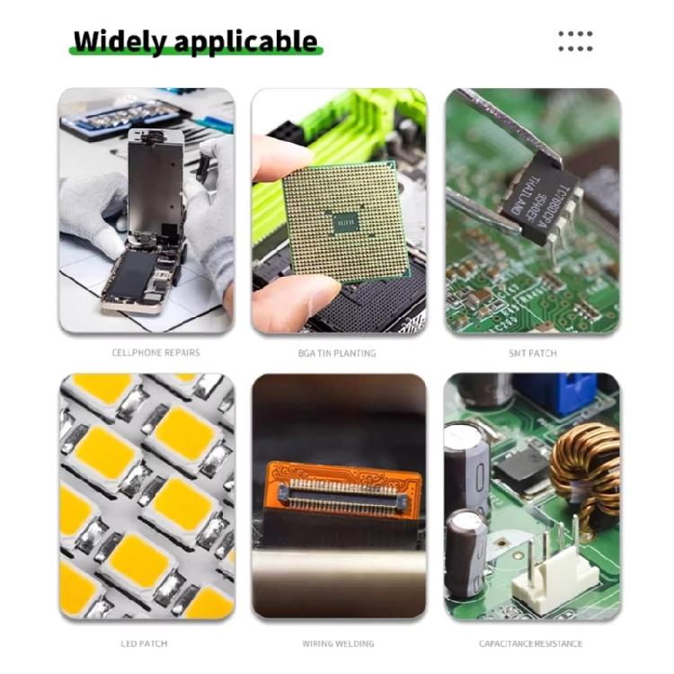 High Precise Viscous Solder Tin Pastes for Electronic Component and PCB Assembly Digital Devices Mobile Computer Repair