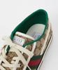 Gucci 1977 Tennis Size cm Sneakers, Men's, Beige/Ebony, 27.0 (606111 HVK20) [Used]