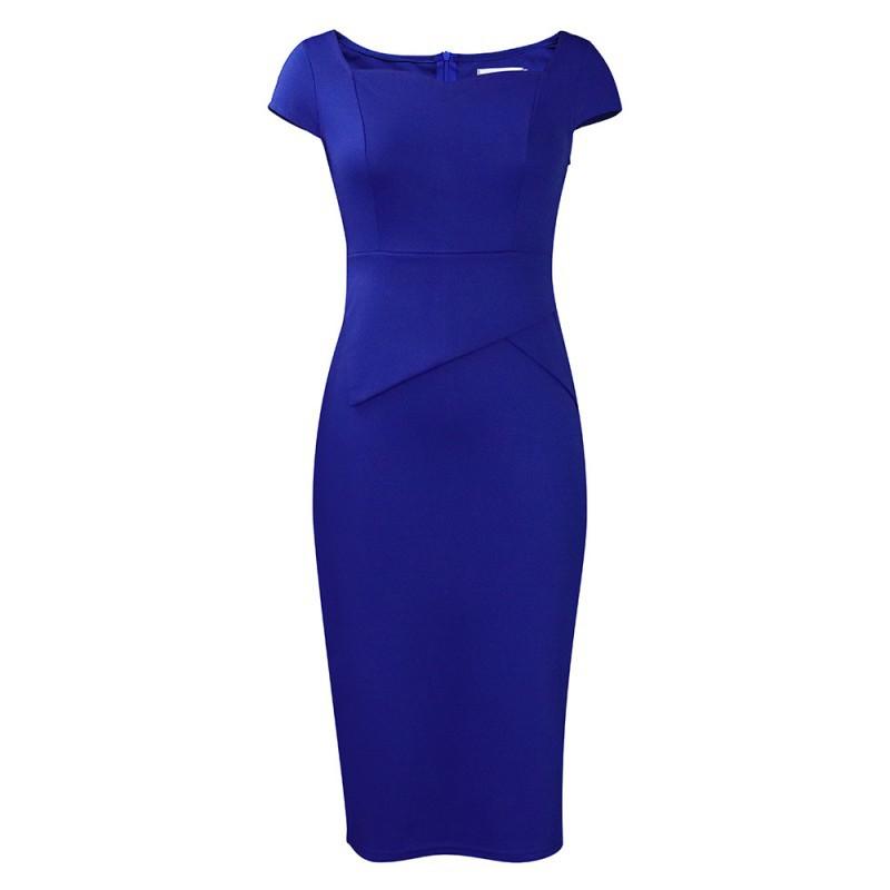 Women's Clothes New Style Short-sleeved Fashionable Temperament Tongle Pencil Skirt African Dress